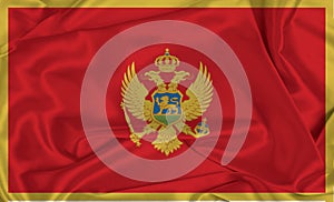 Silk Montenegro Flag