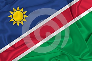 Silk Namibia Flag