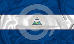 Silk Nicaragua Flag photo