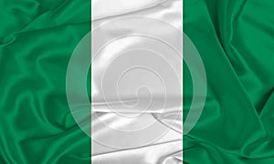 Silk Nigeria Flag