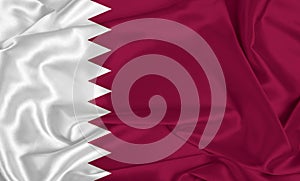 Silk Qatar Flag photo