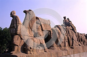 Silk Road statue