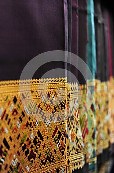 Silk sarong cloth procedural