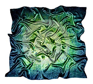 The silk scarf. Texture of silk.