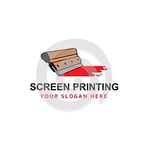 Silk screen printing icon photo