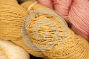 Silk wool.