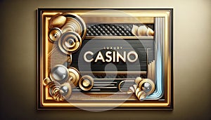 Silken Gold: Wide Luxury Casino Banner