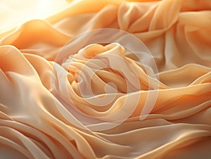 Silky flowing fabric color of the year 2024 Peach Fuzz