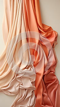 Silky flowing fabric color of the year 2024 Peach Fuzz