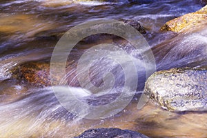 Silky rush of Raritan River waters at Ken Lockwood Gorge