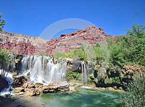 The Silky Smooth Novajo Fall at Havasupai