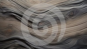 Silky Weathered Wood Surface With Organic Forms And Water Waves