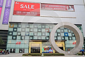 Silla Ipark department store Seoul South Korea