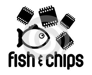 Silly Fish & Chips Design