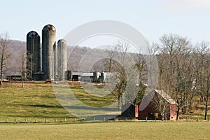 Silo and Barn
