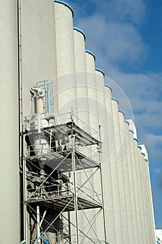 Silo of cereals