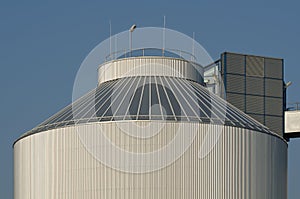 Silo of an industrial plant