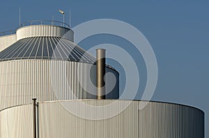Silo of an industrial plant