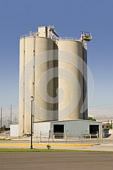 Silo with the Storage Barn in the Front