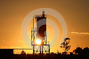 Silo sunrise