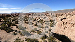 Siloli desert in Altiplano. Bolivia, south America.