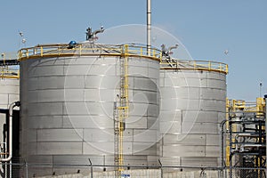 Silos of Ethanol Plant