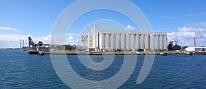 Silos on Riverbank