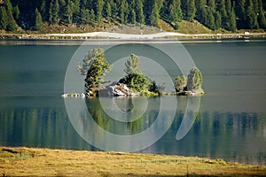 Silsersee Lake Sils - Engadin Switzerland