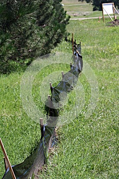 Silt fencing photo