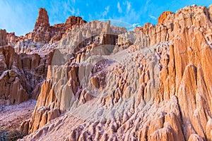 Siltstone Wash On The Canyon Walls