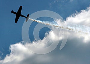 Silhouette da l'aria aereo 