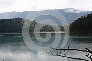 Siluk River Landscape viewed in Imogiri, Bantul, Yogyakarta, Indonesia