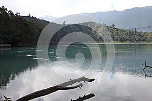 Siluk River Landscape viewed in Imogiri, Bantul, Yogyakarta, Indonesia