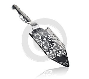 Silver Absinthe Spoon isolated