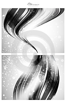 Silver abstract backgrounds templates