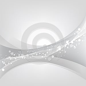 Silver abstract vector background