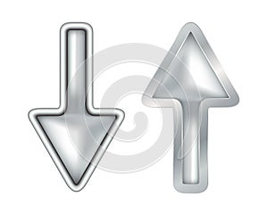 Silver arrows or cursors