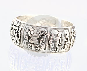 Silver bangle