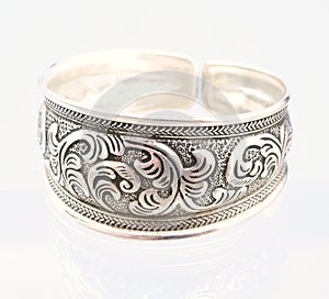 Silver bangle