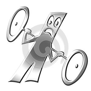 Silver bevel symbol percentage