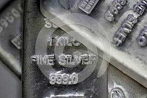 Silver Bilion bars photo