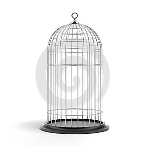 Silver Bird Cage