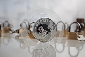 Silver brexit coin