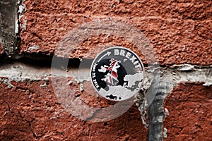 Silver brexit coin
