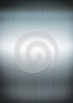 Silver brushed metal background texture