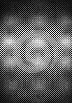 Silver brushed metal grid background texture