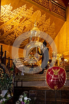 Silver Buddhas in Wat Sri Suphan