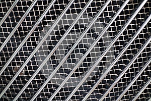 Silver Car Grille