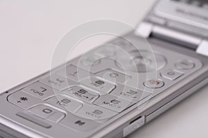 Silver Cellphone Keypad