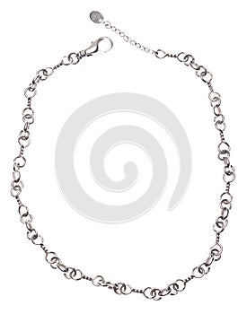 Silver Chain Link Necklace